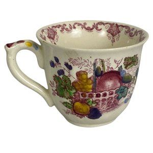 Masons England Fruit Basket English Ironstone China Breakfast Tea Cup